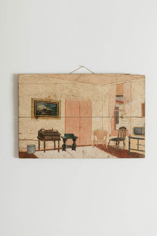 Rustic Folk Art Painting