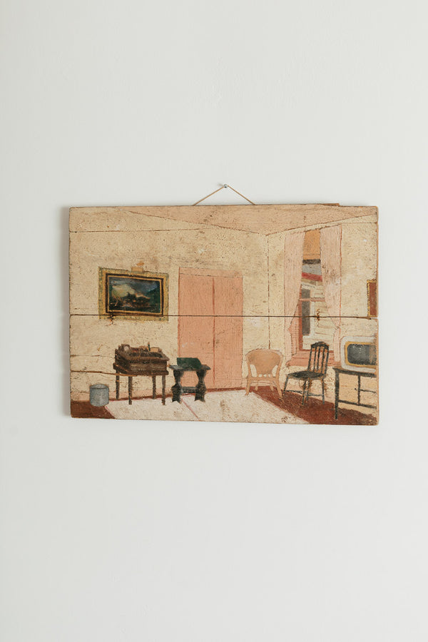 Rustic Folk Art Painting