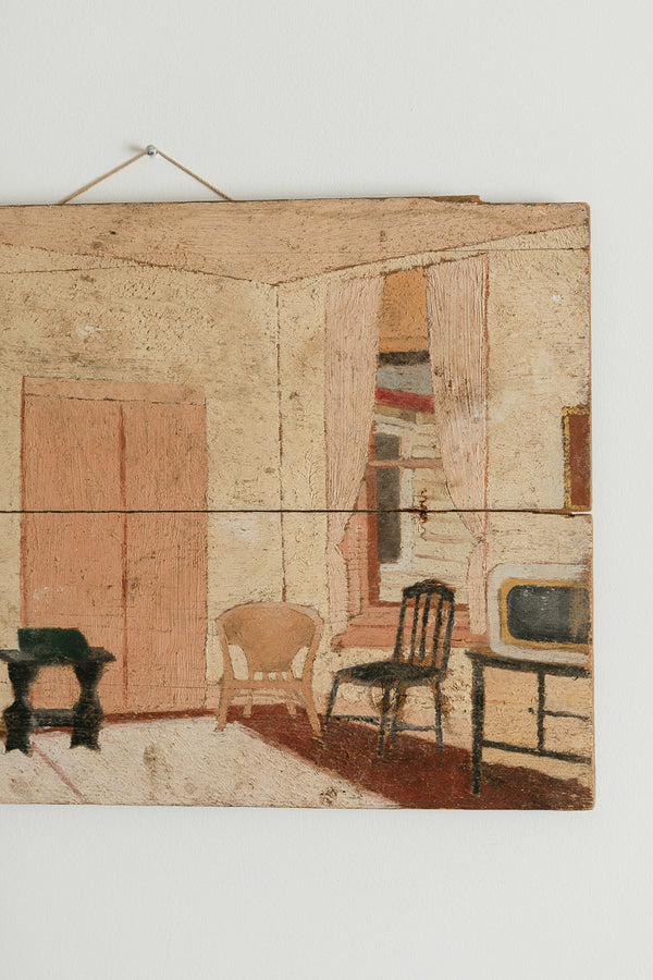 Rustic Folk Art Painting