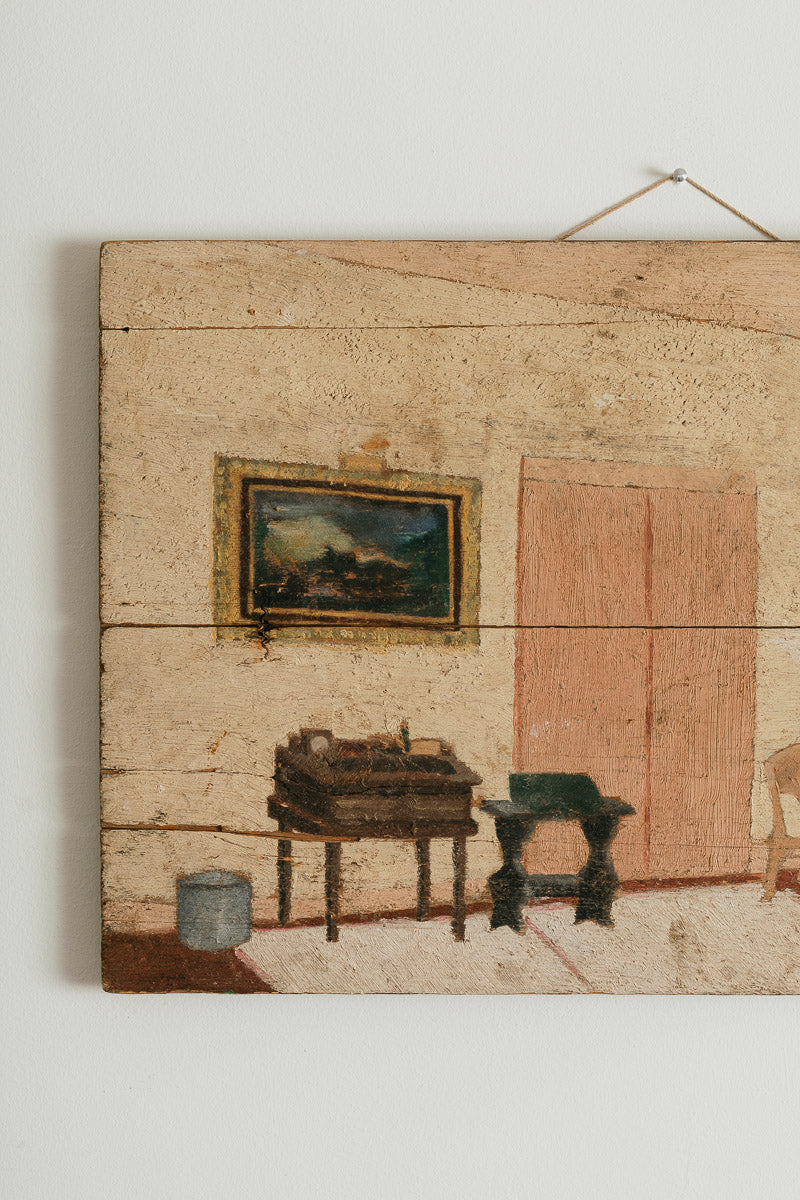 Rustic Folk Art Painting