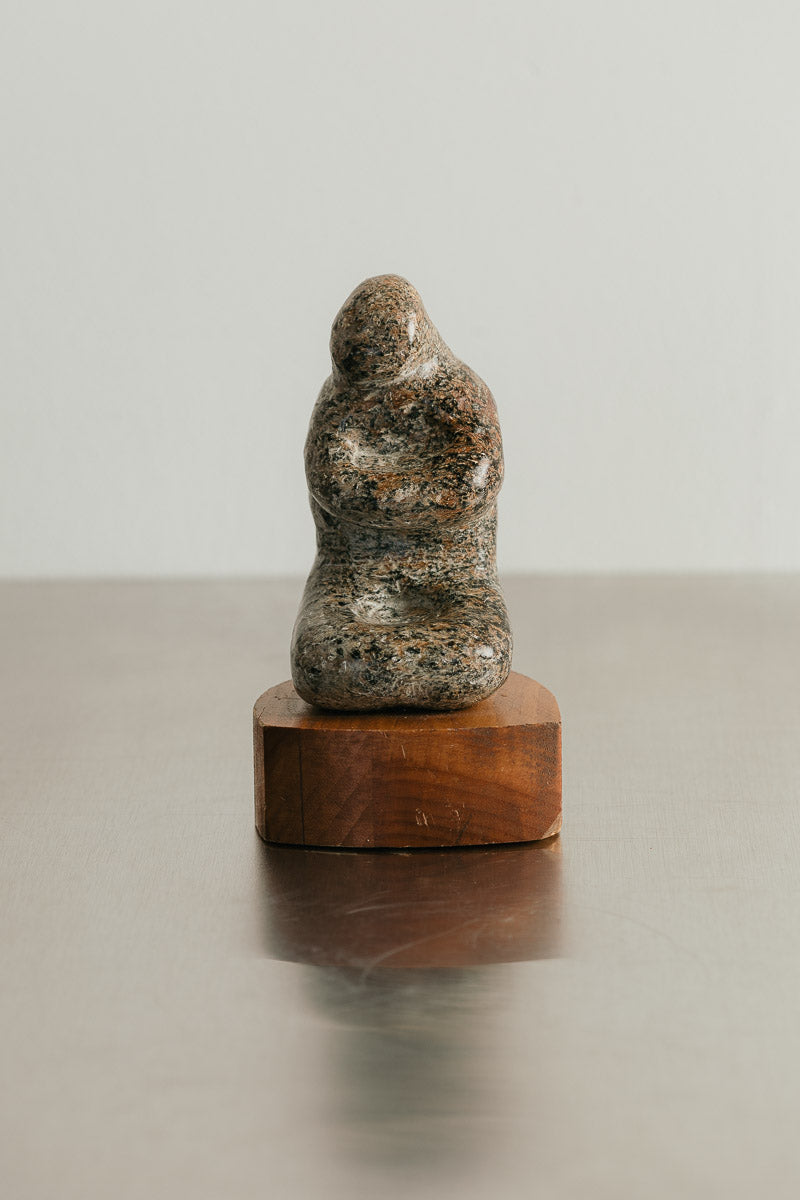 Carved Stone Figure
