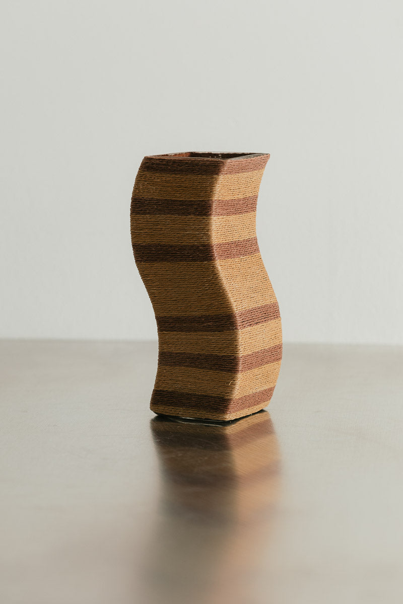 Raffia & Glass Vase