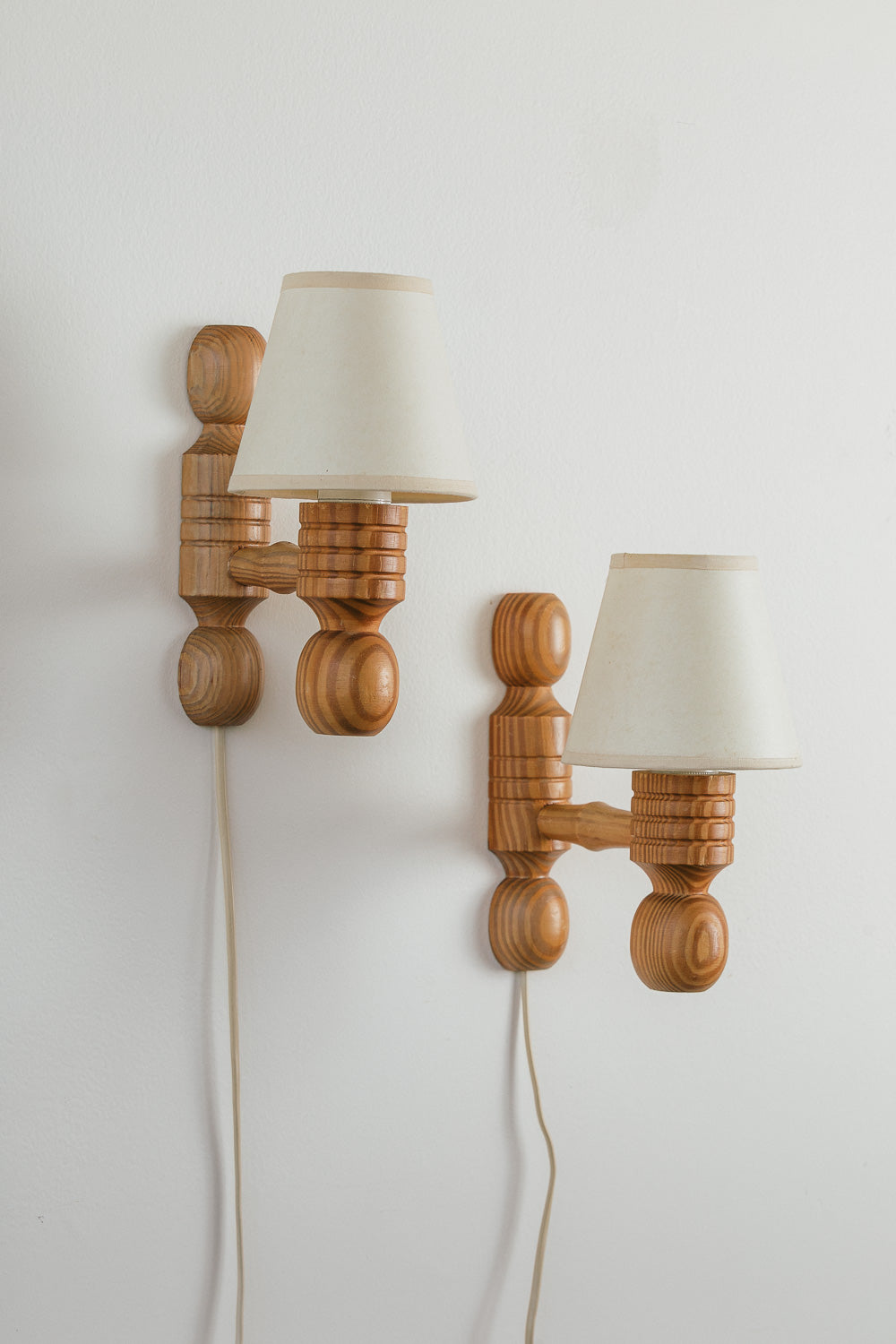 Vintage Pine Sconces