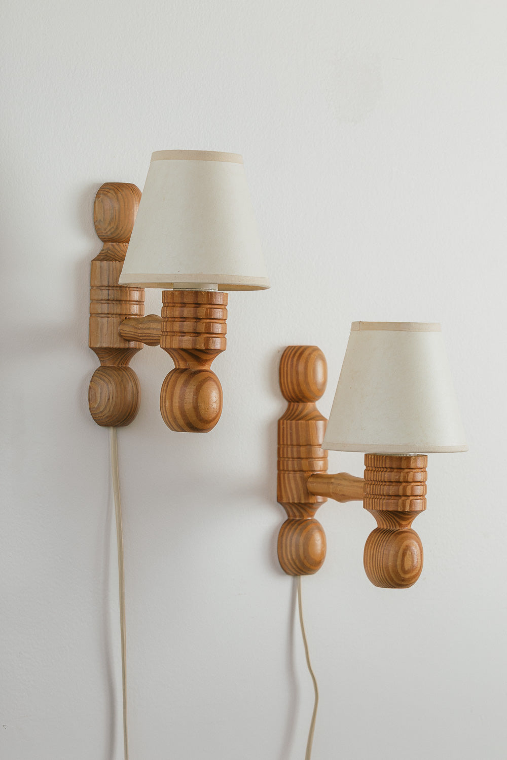 Vintage Pine Sconces