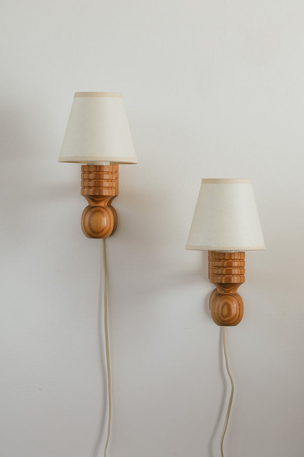 Vintage Pine Sconces