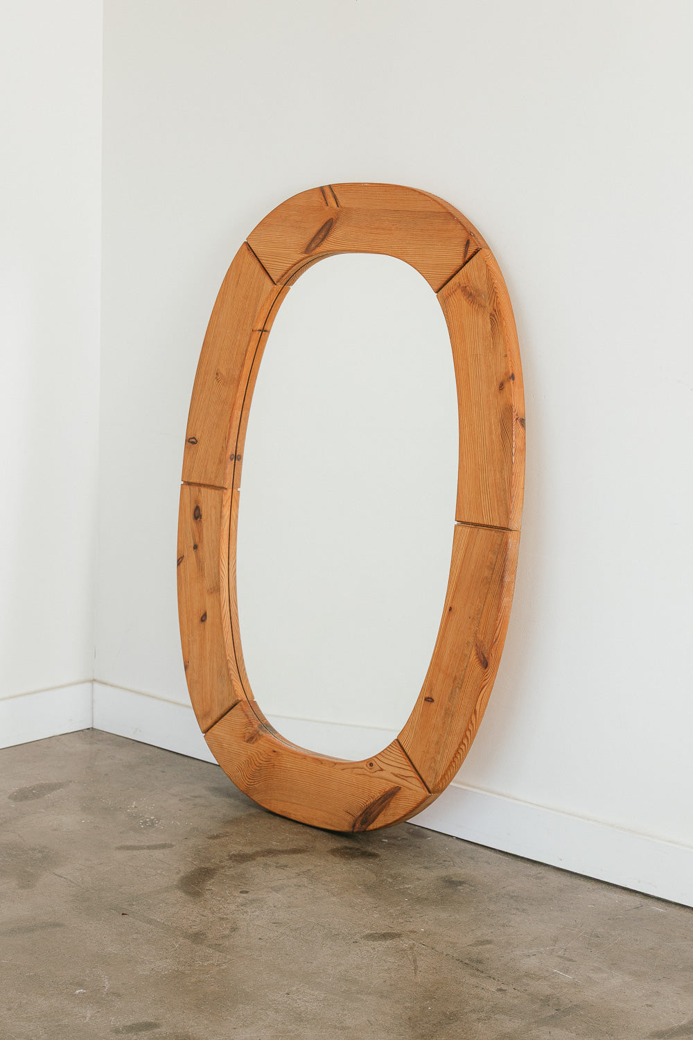 Oval Panelled Mirror