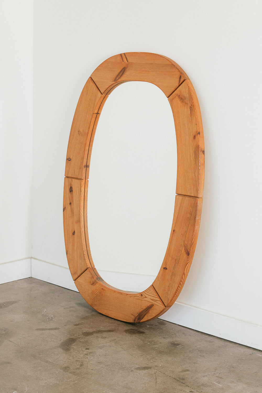 Oval Panelled Mirror
