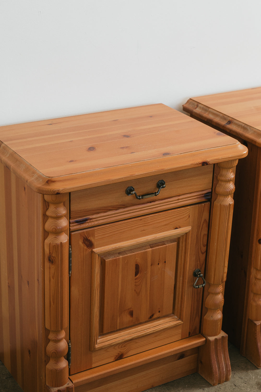 Vintage Pine Nightstands