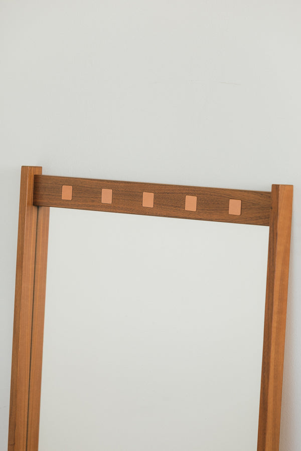 Vintage Walnut Mirror