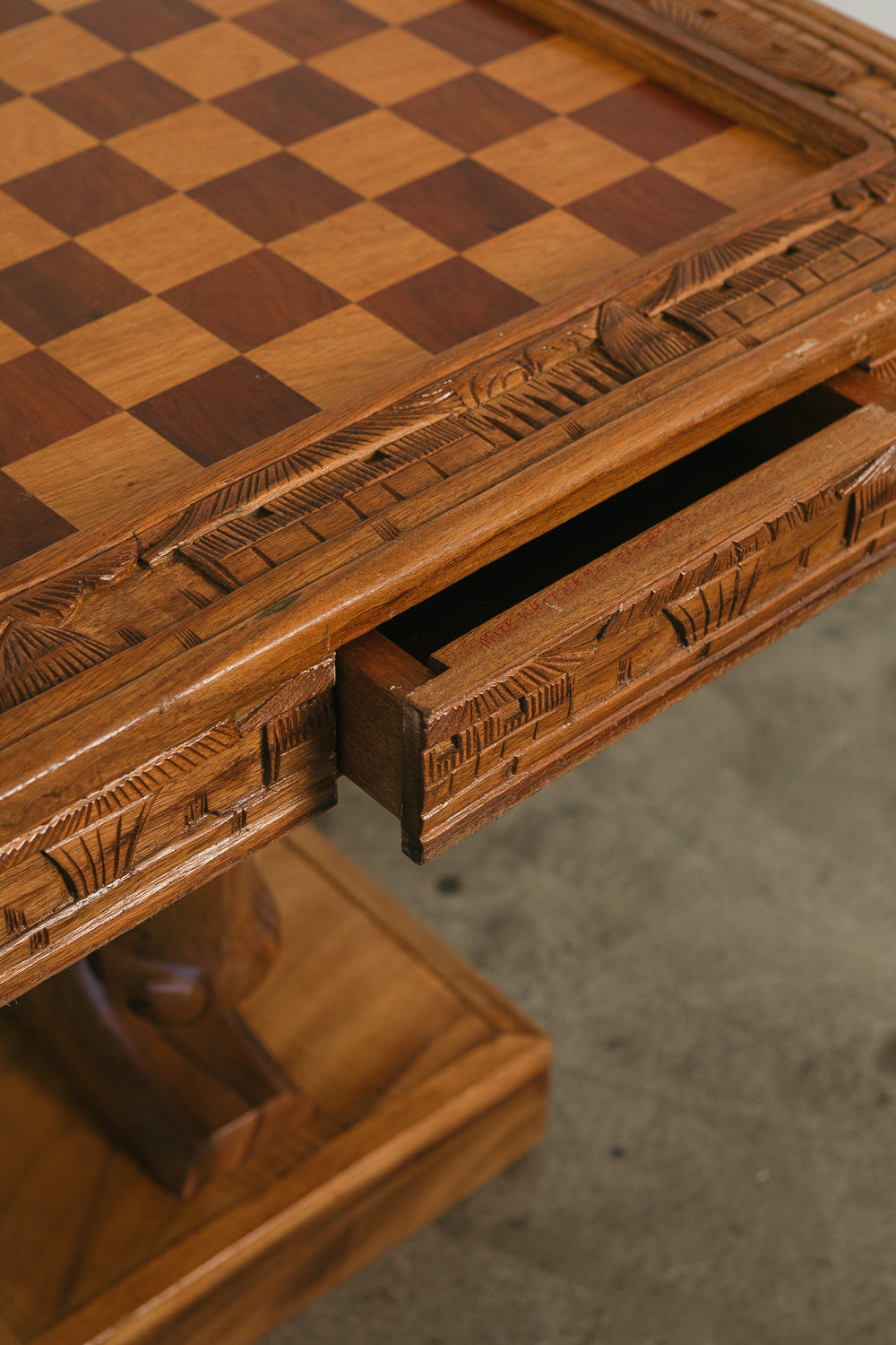 Vintage Chess Table
