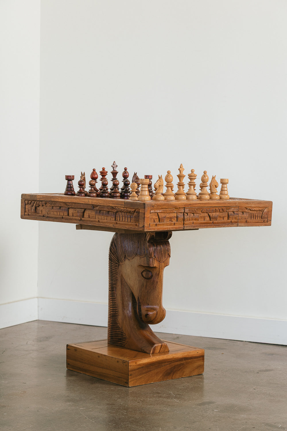 Vintage Chess Table