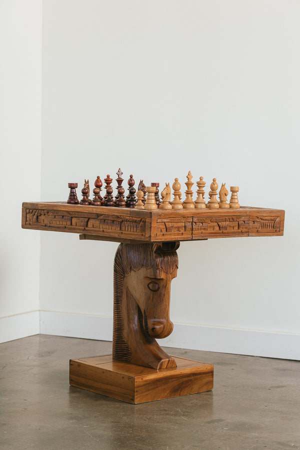 Vintage Chess Table