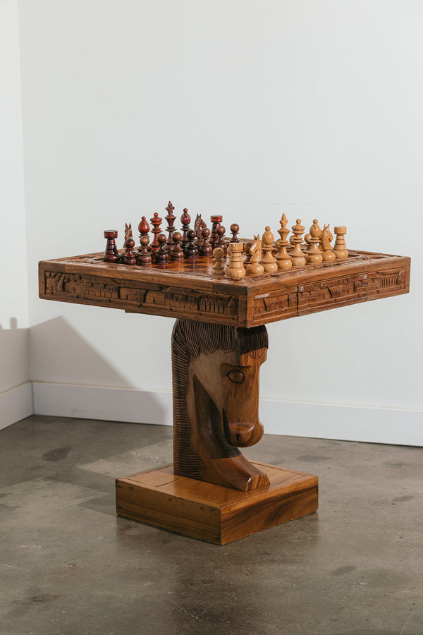 Vintage Chess Table