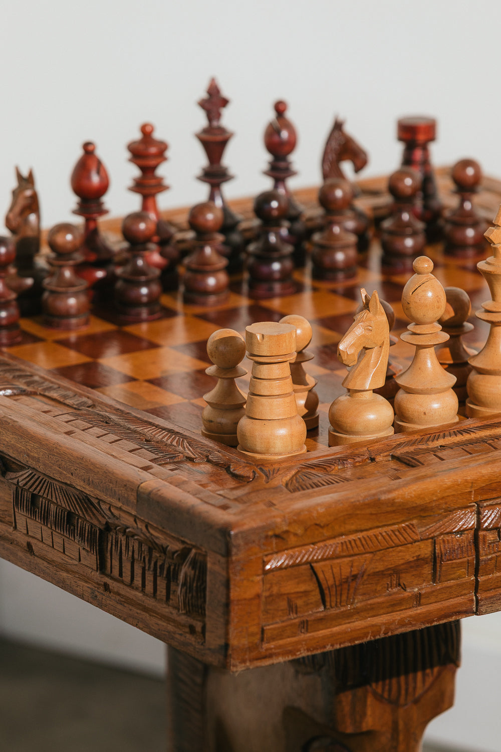 Vintage Chess Table