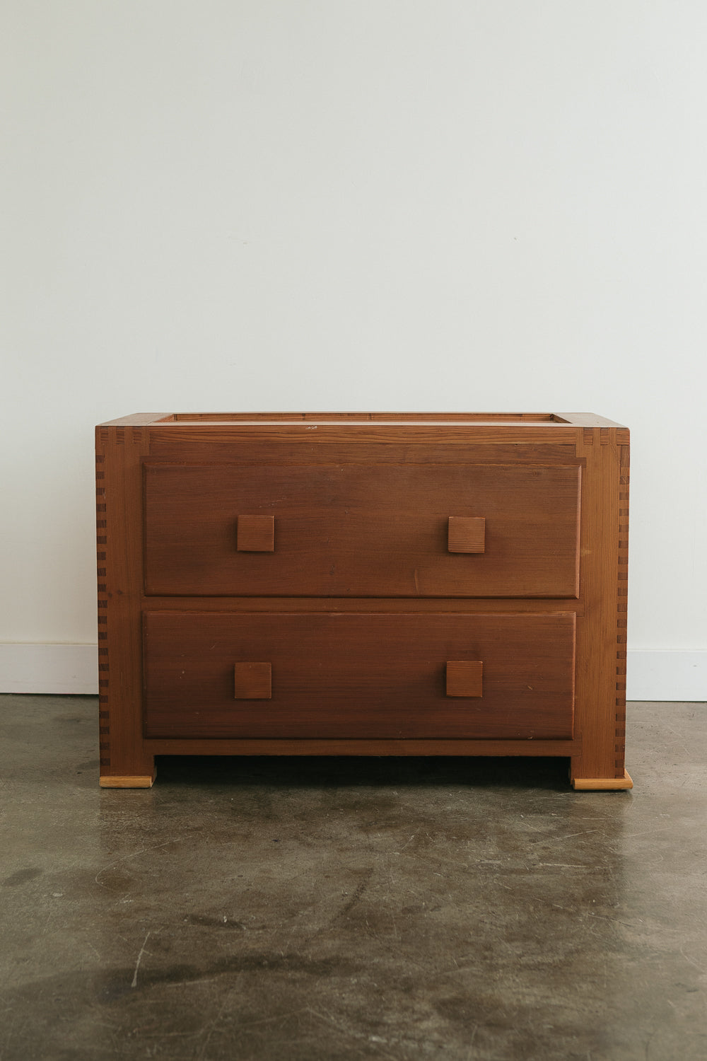 Vintage Redwood Dresser