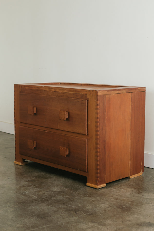 Vintage Redwood Dresser