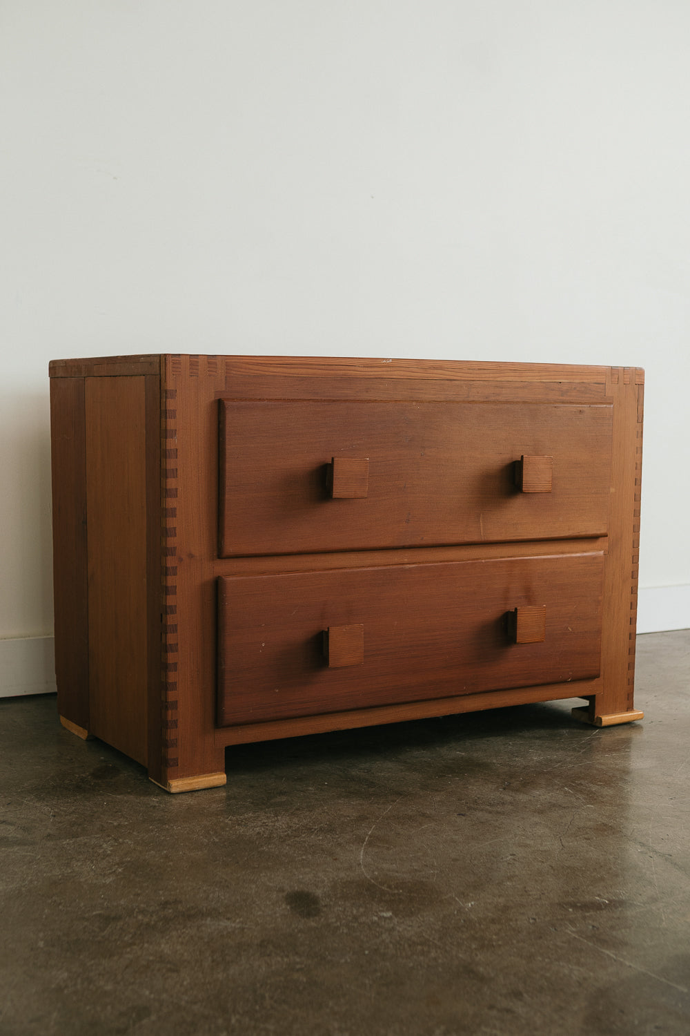 Vintage Redwood Dresser
