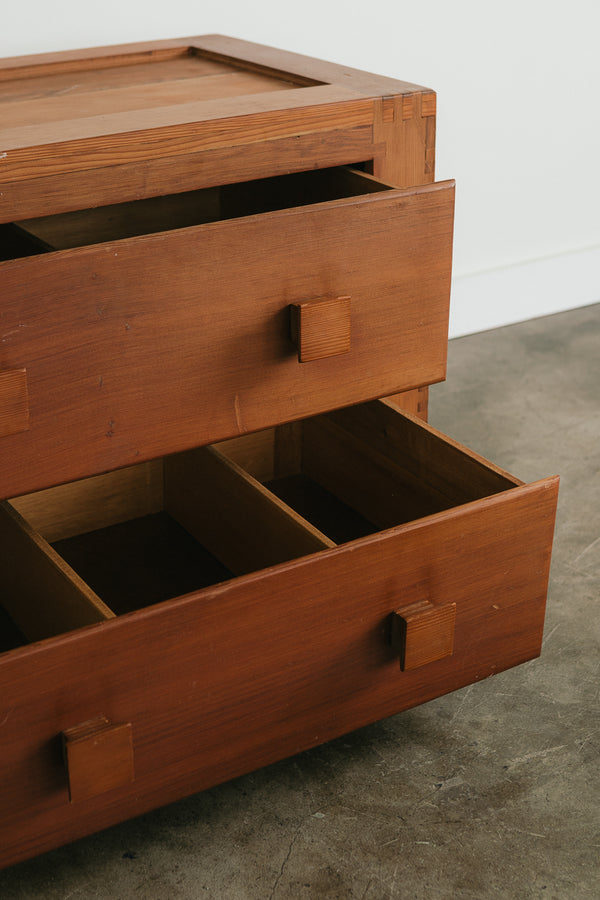 Vintage Redwood Dresser