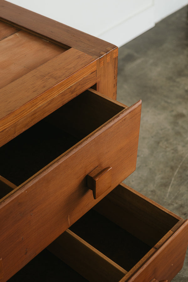 Vintage Redwood Dresser