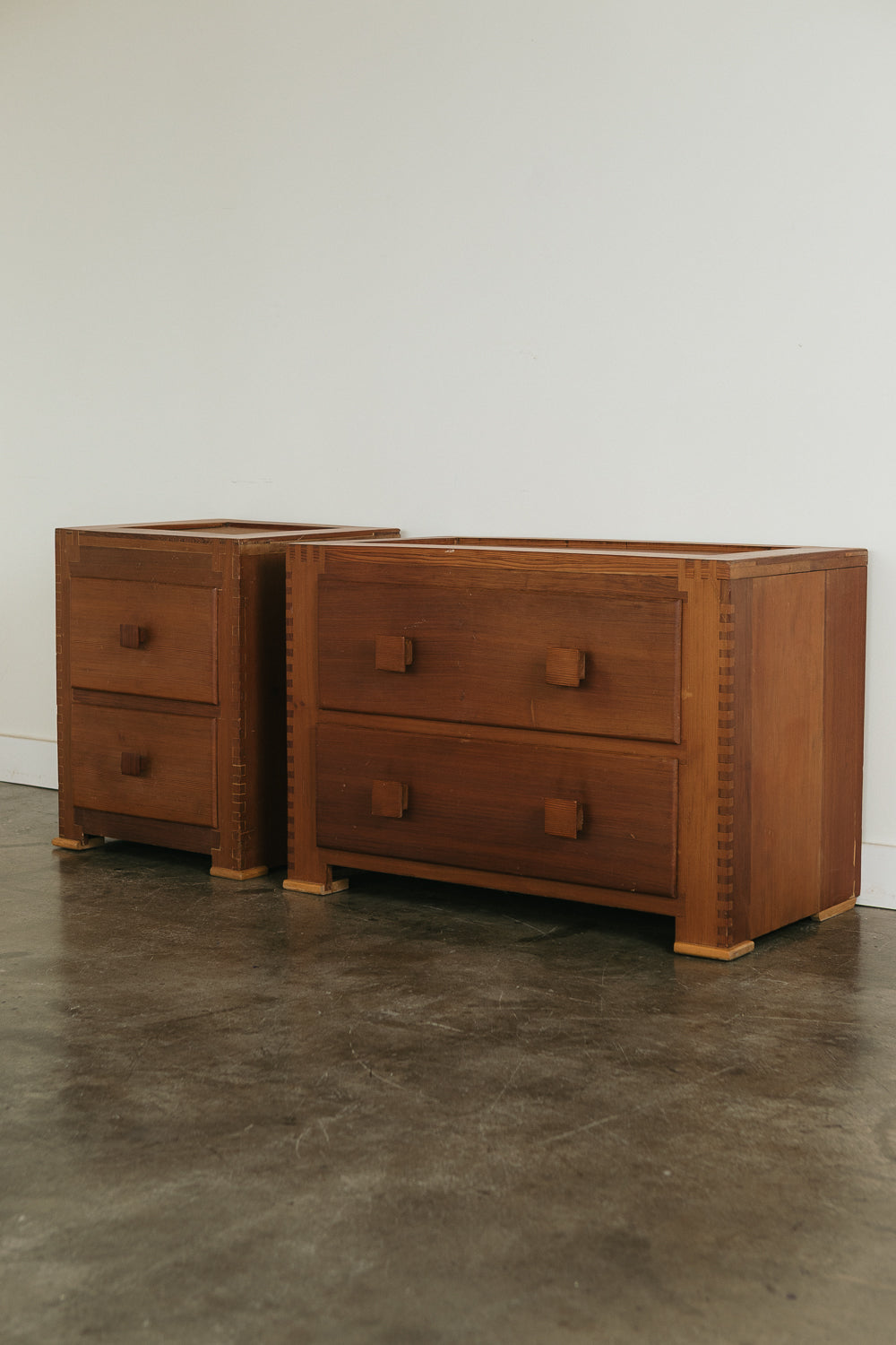 Vintage Redwood Dresser