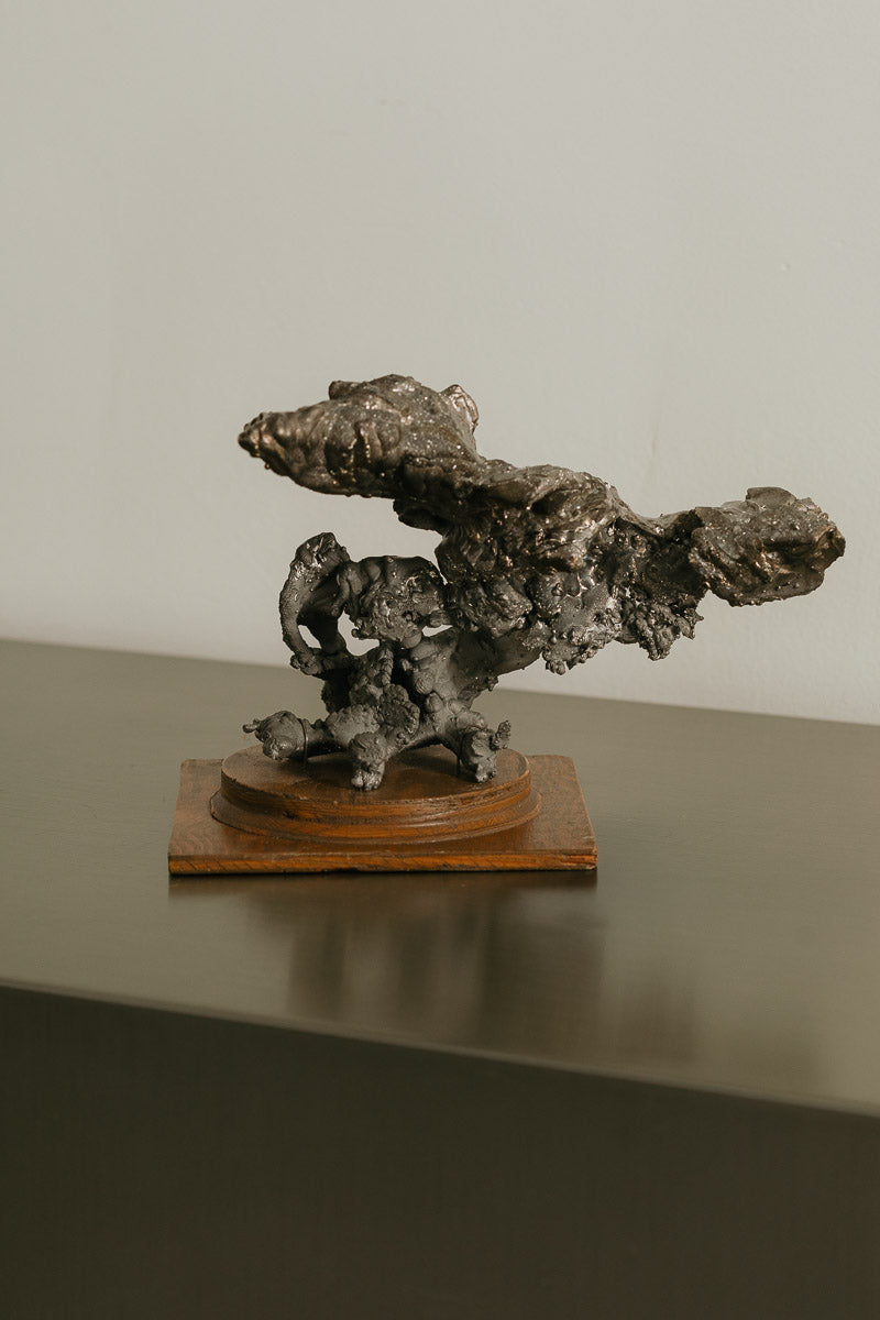 Melted Aluminum Sculpture