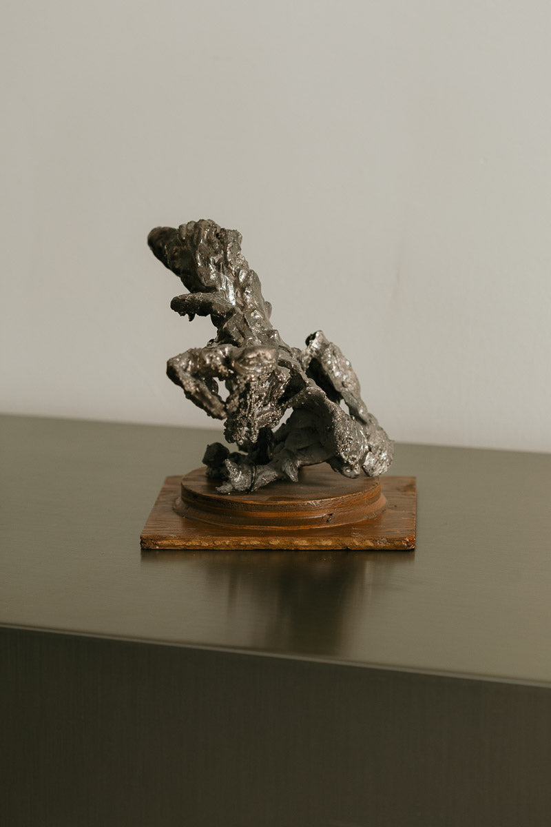 Melted Aluminum Sculpture