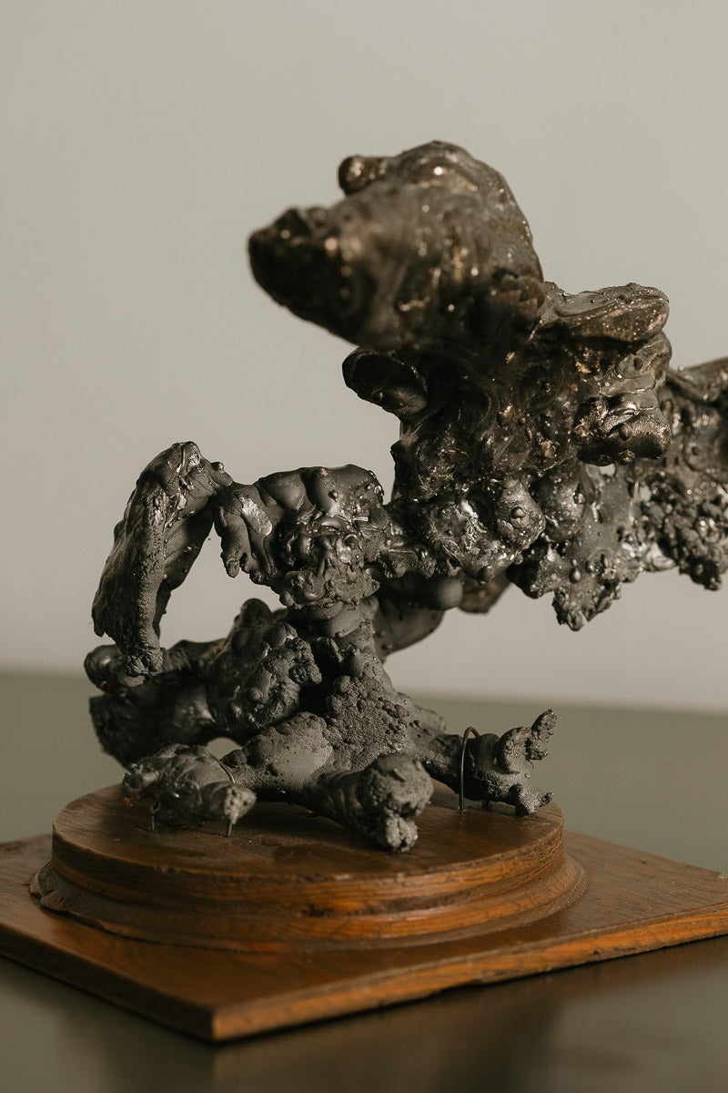 Melted Aluminum Sculpture