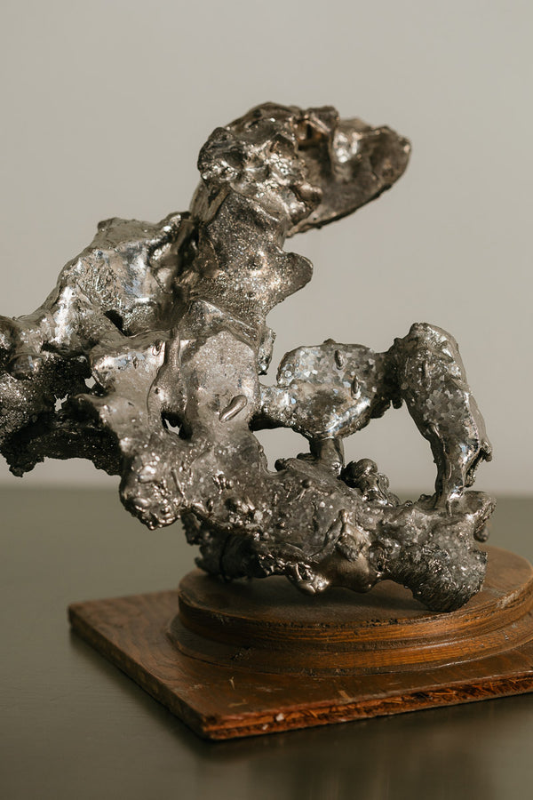 Melted Aluminum Sculpture