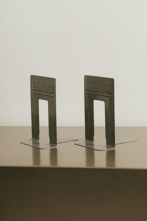 Greek Key Bookends