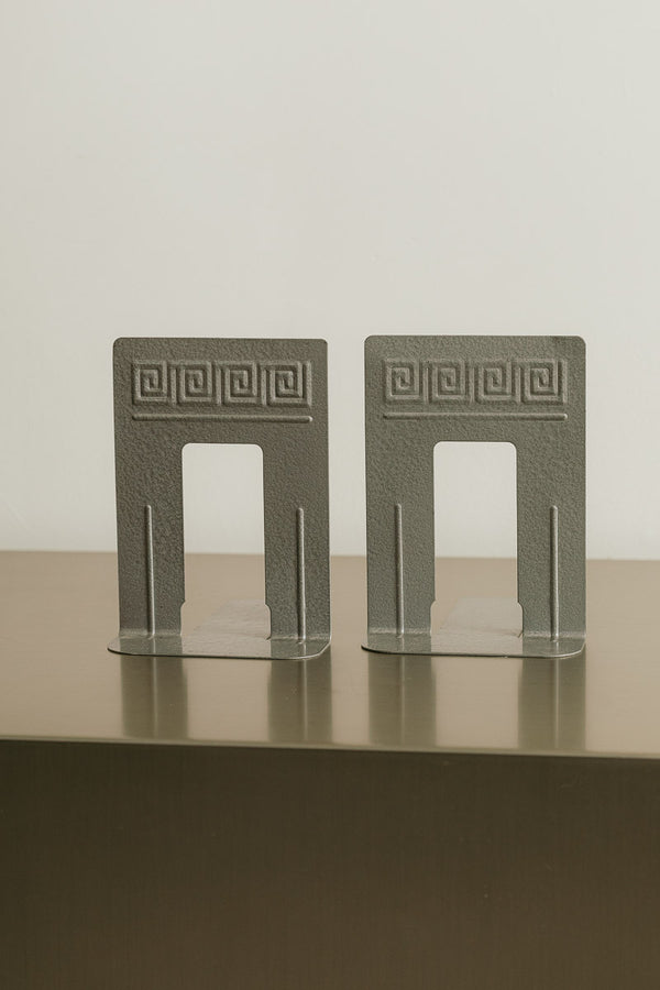 Greek Key Bookends