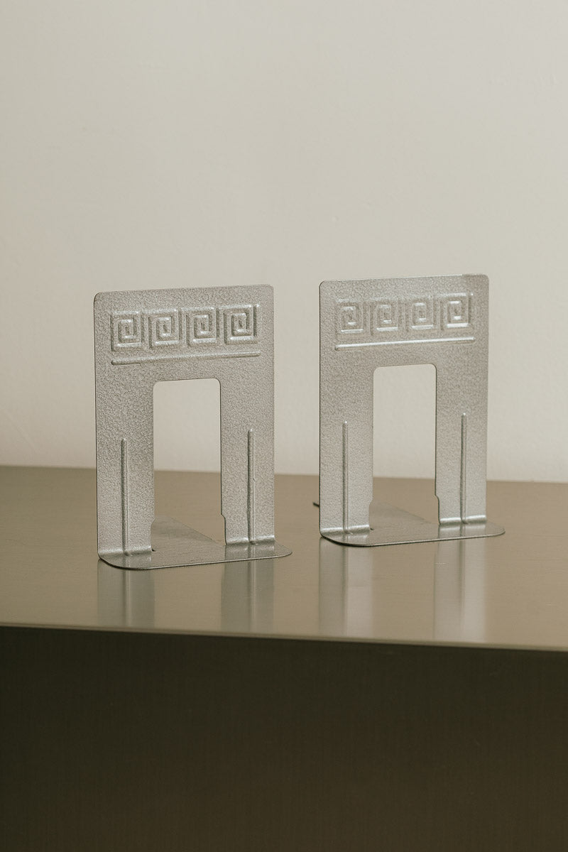 Greek Key Bookends
