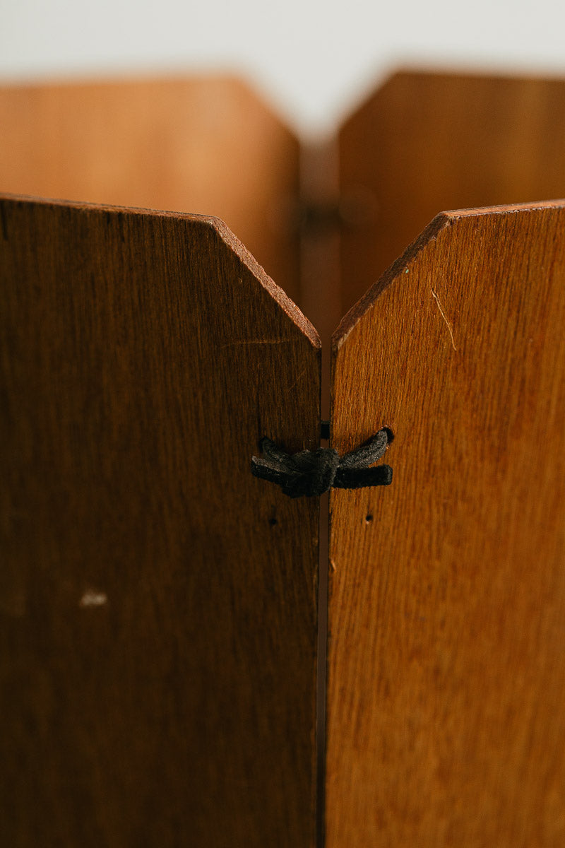 Folk Art Wastebasket