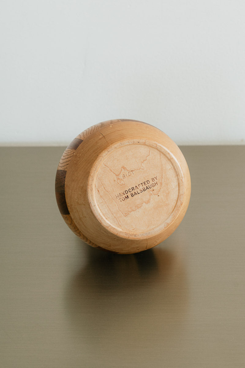 Wood Inlay Vase