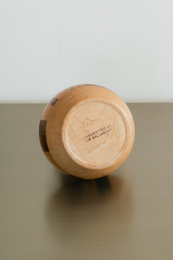 Wood Inlay Vase