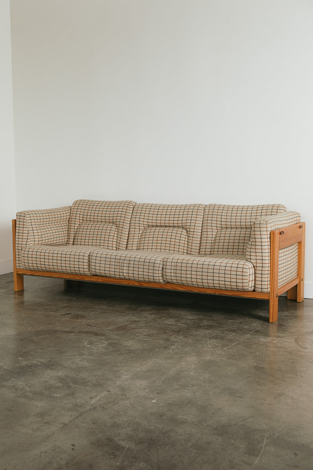 Plaid Sofa