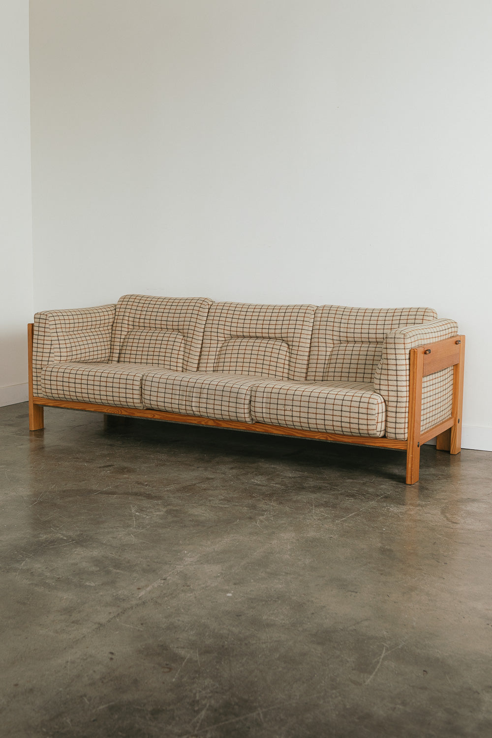 Plaid Sofa