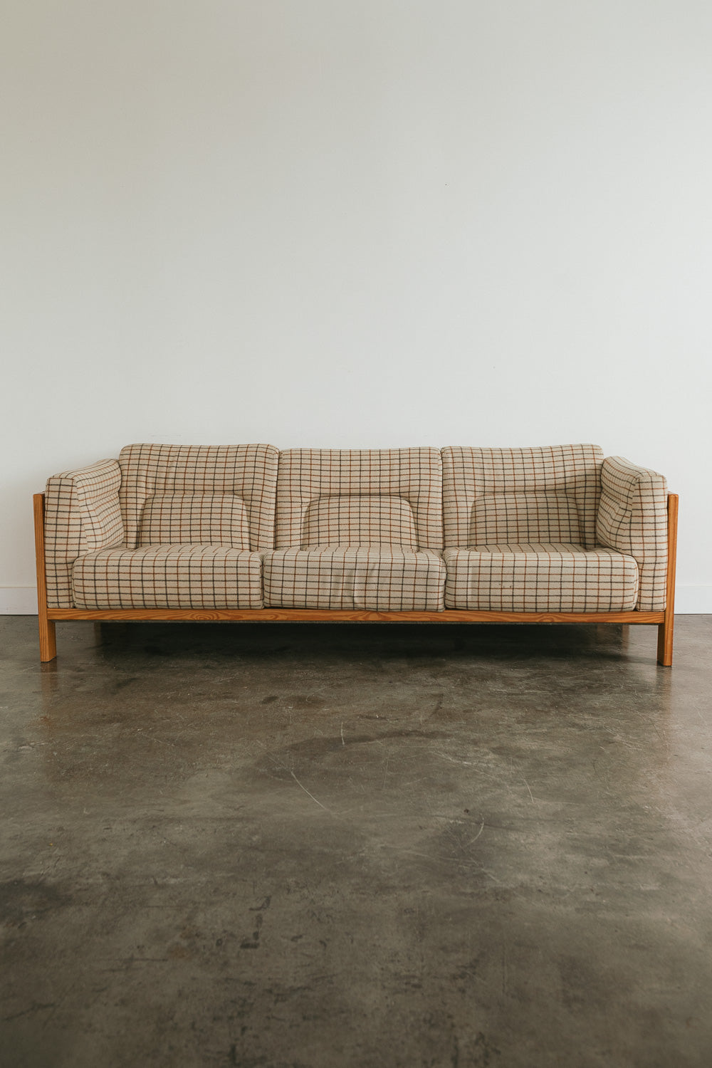Plaid Sofa