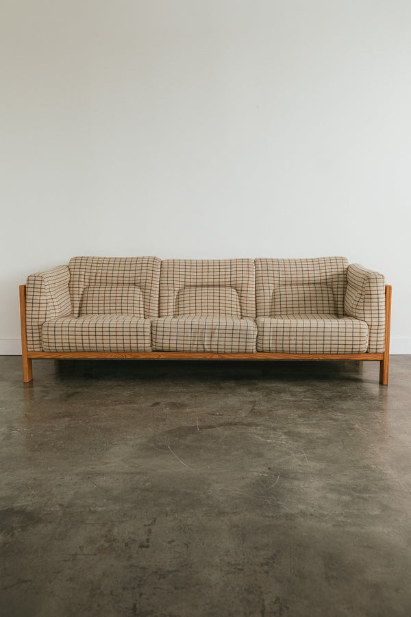 Plaid Sofa