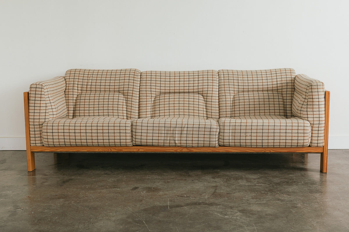 Plaid Sofa