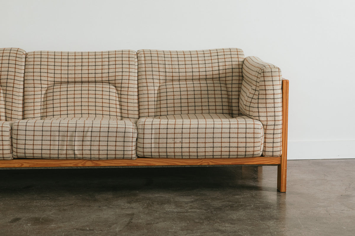 Plaid Sofa