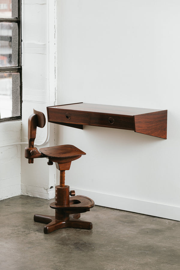 Floating Rosewood Desk