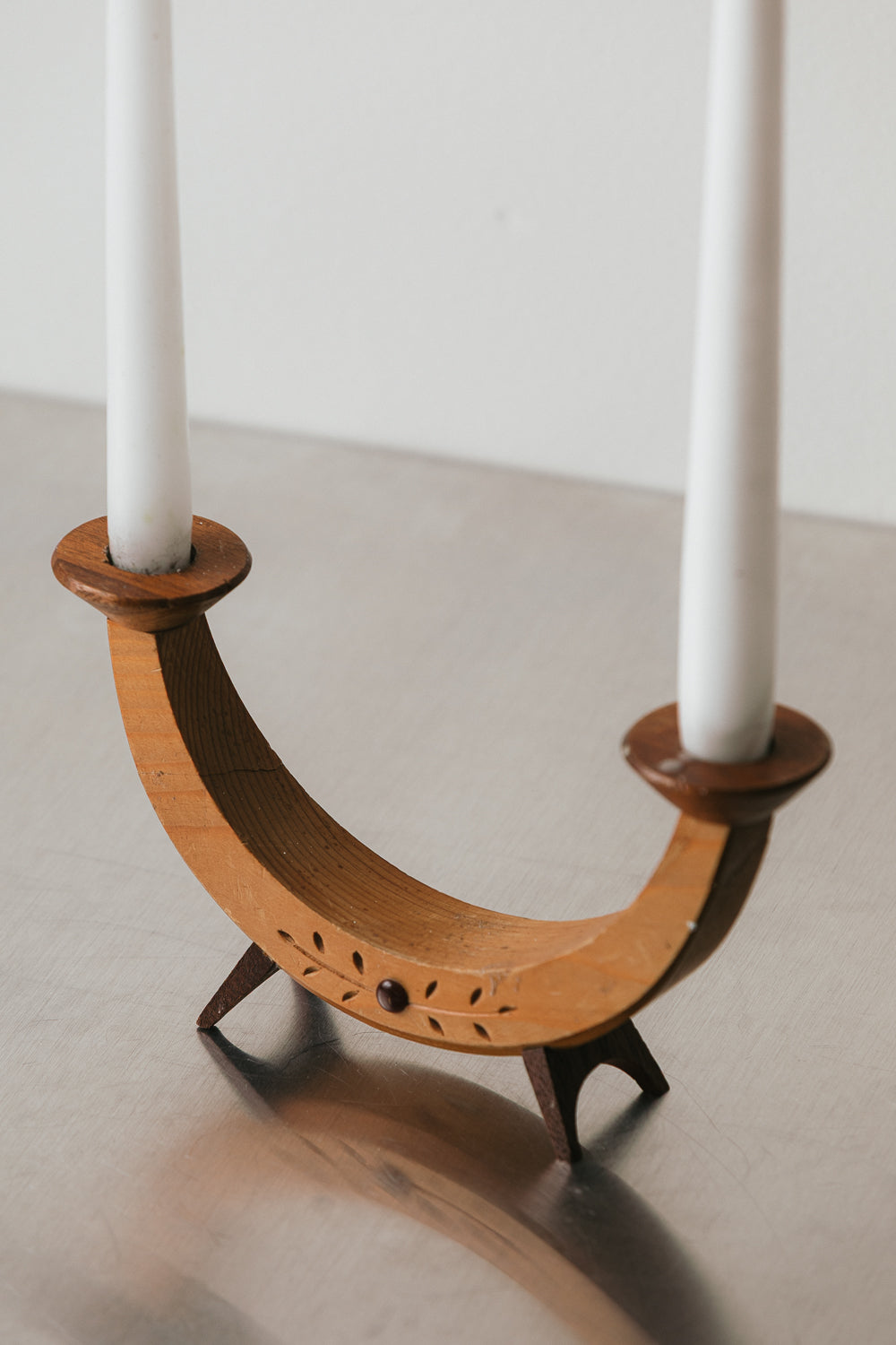 Carved Candleholder