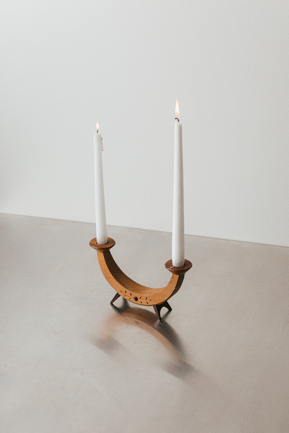 Carved Candleholder
