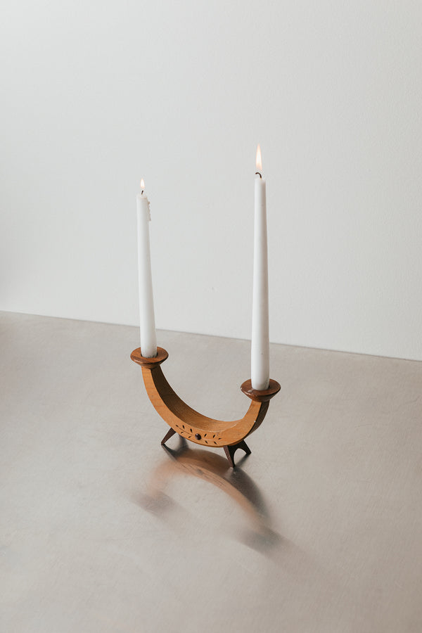 Carved Candleholder