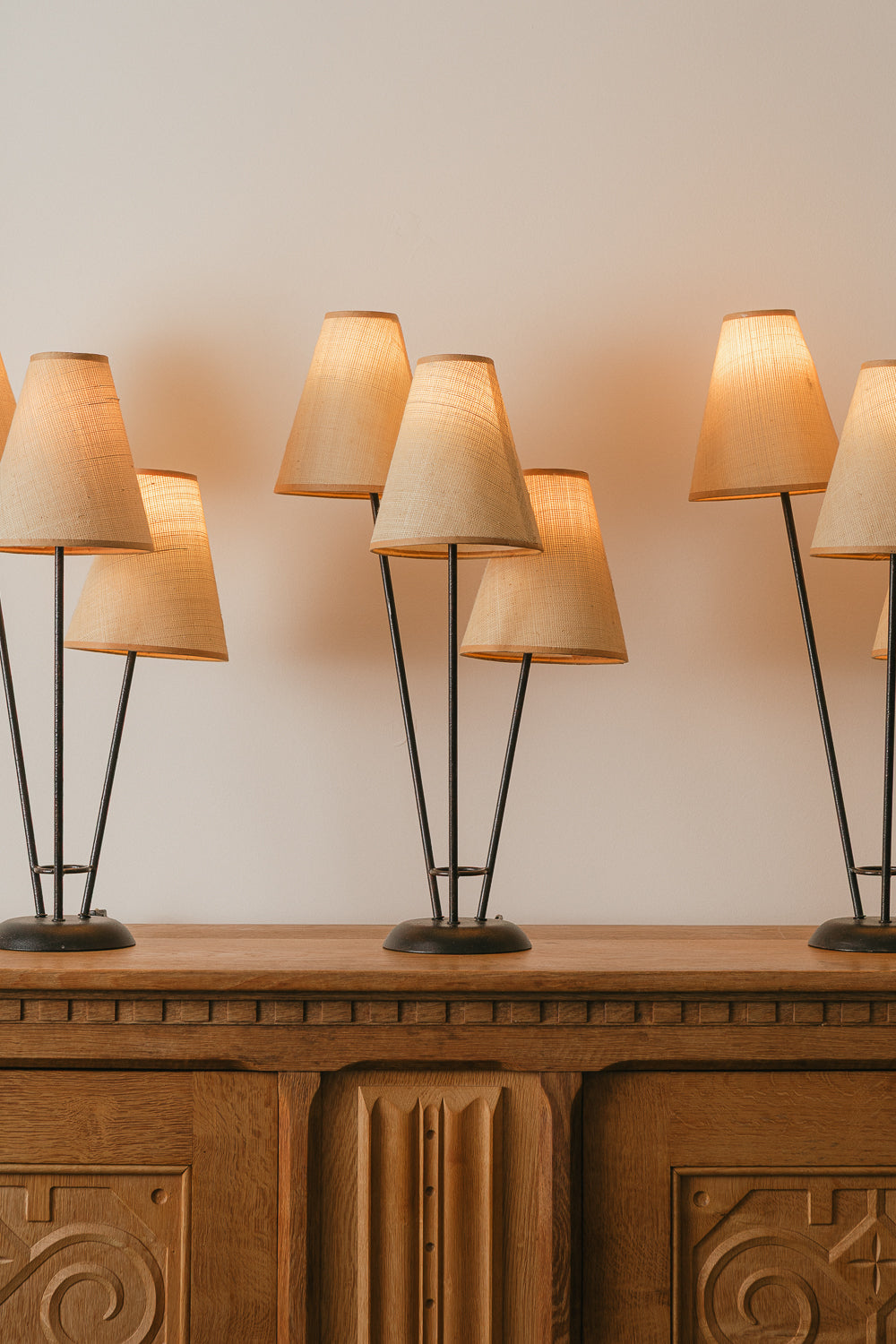 Sculptural Table Lamps