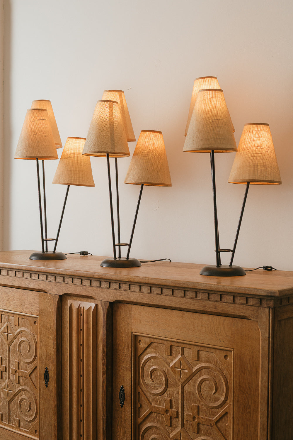 Sculptural Table Lamps