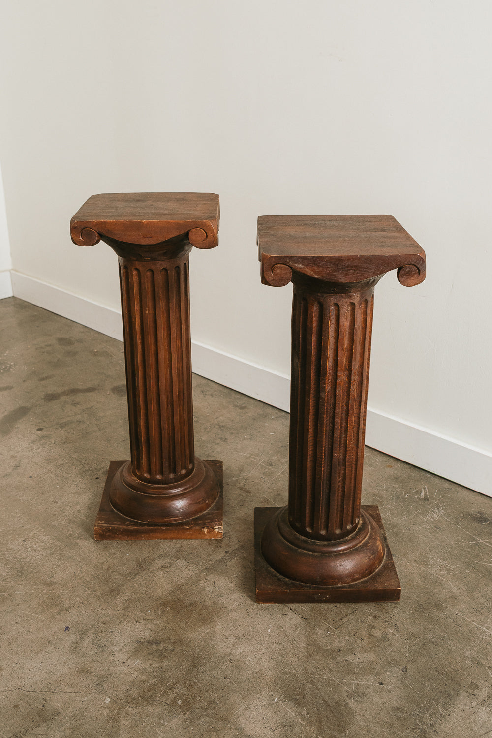 Primitive Scroll Pedestals