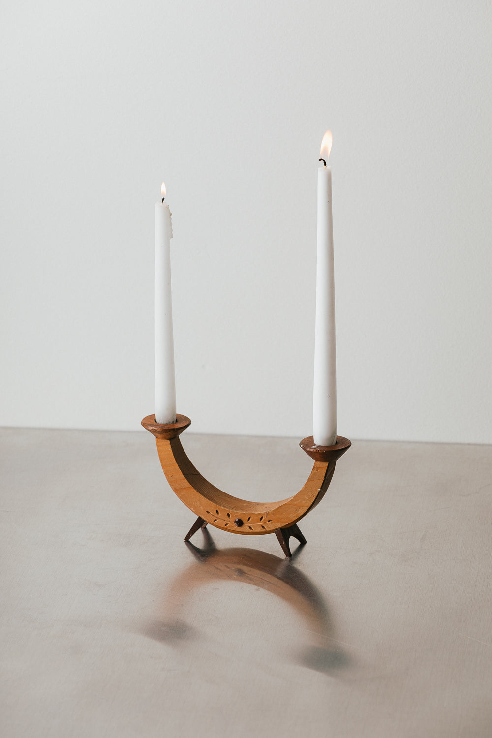 Carved Candleholder