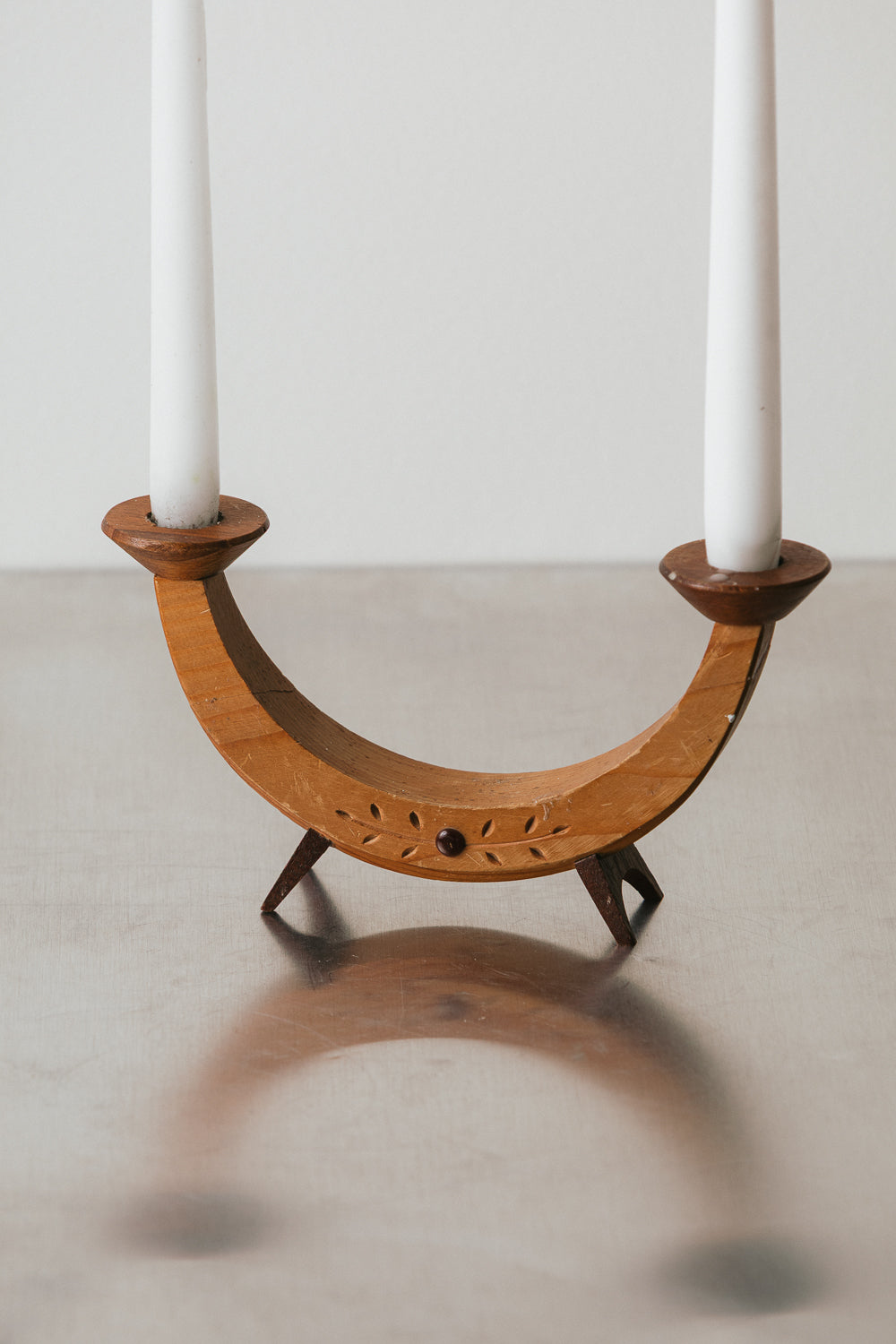 Carved Candleholder